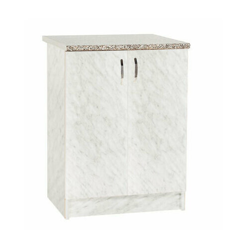 Рабочий стол 60 цвет карара , стол. Гранит (ЛДСП)