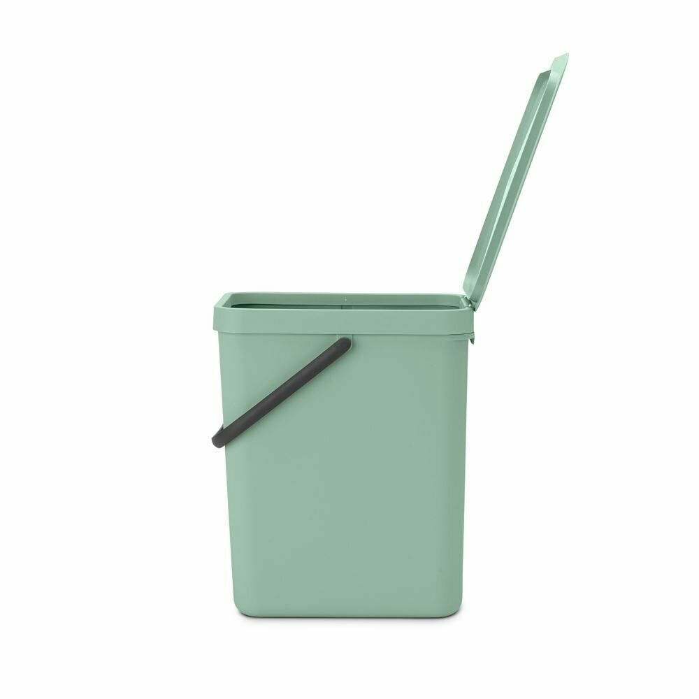 Ведро для мусора 25 л Brabantia Sort & Go мятно-голубой - фото №3