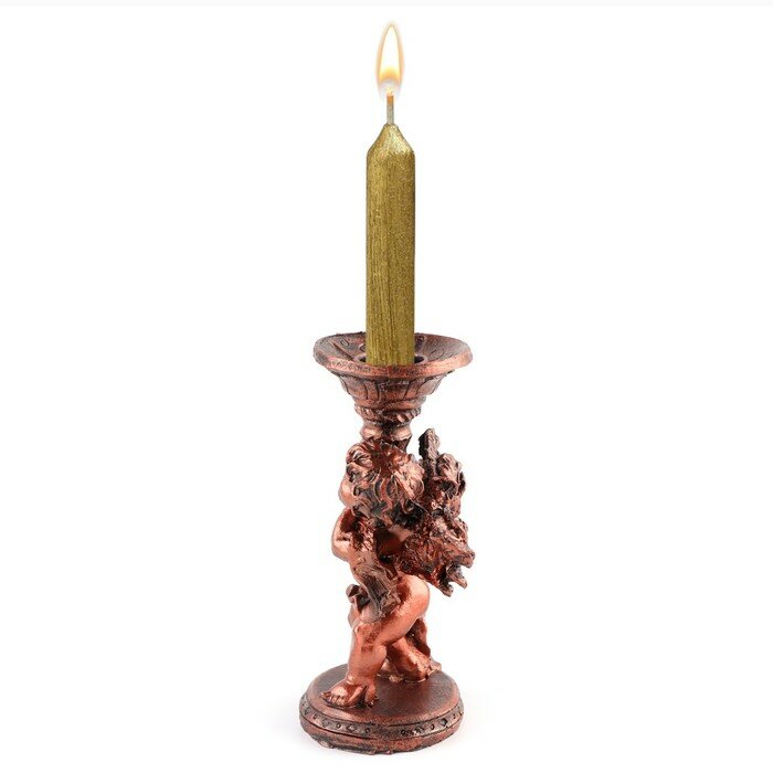 Подсвечник "Ангелок", d-2 см, на одну свечу, 6 х 12.8 см - фотография № 3