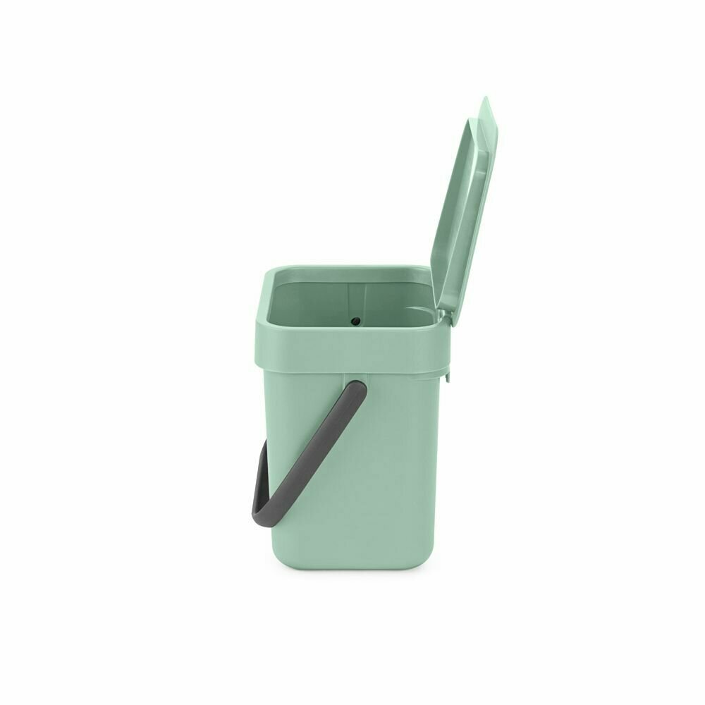 Ведро для мусора 3 л Brabantia Sort & Go мятно-голубой - фото №3