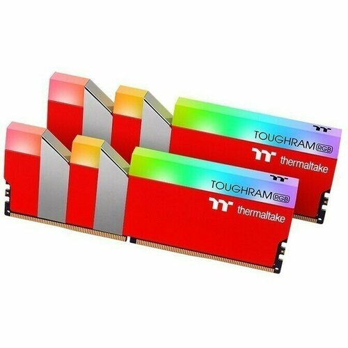 Оперативная память 16Gb DDR4 3600MHz Thermaltake TOUGHRAM RGB 2x8Gb KIT RG25D408GX2-3600C18A 1030400₽