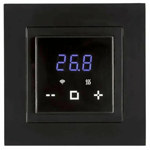 Термостат программируемый с Wi-Fi 3.6кВт 16А для теплых полов с датчиком температуры пола с возможн. установкой в рамку Legrand Valena и Schneider Un