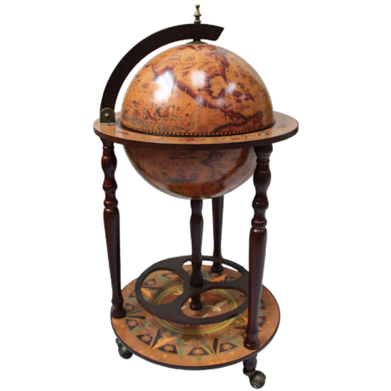 Глобус-бар Jufeng напольный d 36 см