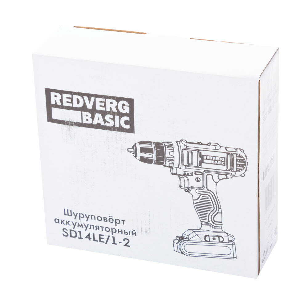 Аккумуляторная дрель-шуруповерт REDVERG Basic SD14LE/1-2 - фото №3