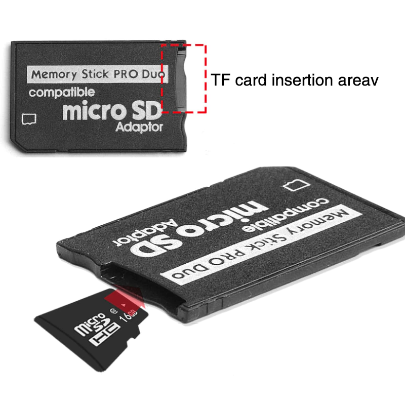 Адаптер переходник карты MyPads Micro SD - Memory Stick MS Pro Duo для Sony PSP