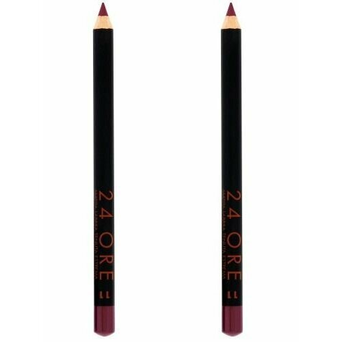 Карандаш для губ стойкий, Deborah Milano, 24 Ore Long Lasting Lip Pencil, тон 11 лиловый, 1.5 г, 2 шт