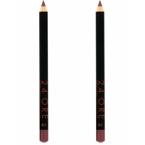 Карандаш для губ стойкий, Deborah Milano, 24 Ore Long Lasting Lip Pencil, тон 14 серо-нюдовый, 1.5 г, 2 шт