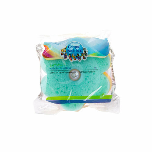 Canpol Babies губка цветок с присоской цвет зеленый 296₽