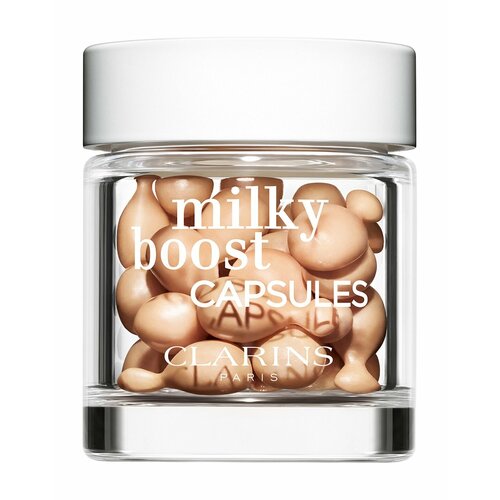 CLARINS Milky Boost Capsules Тональный флюид для лица в капсулах, 7,8 мл, 02