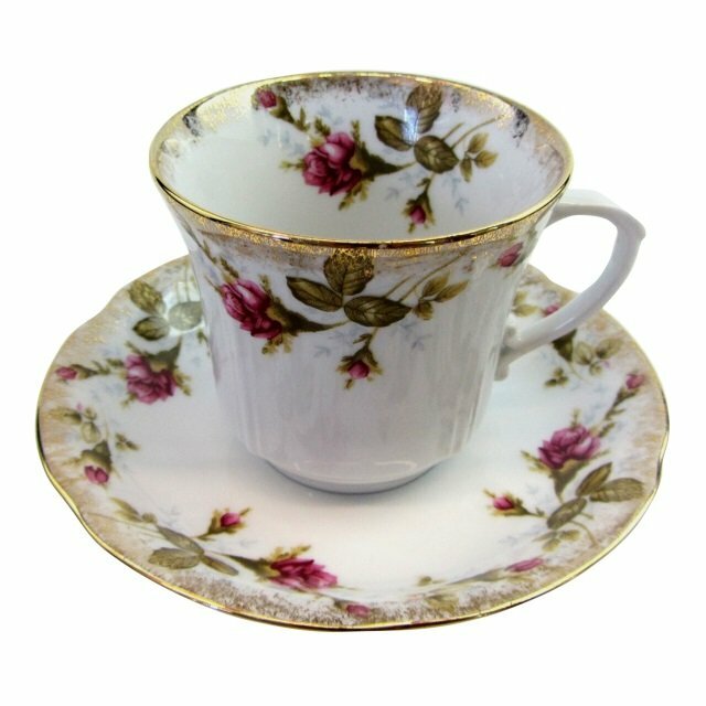 фото Кофейная пара 100 мл 1 шт Cmielow "Камелия /Шиповник" (блюдце 11 см) / 156711