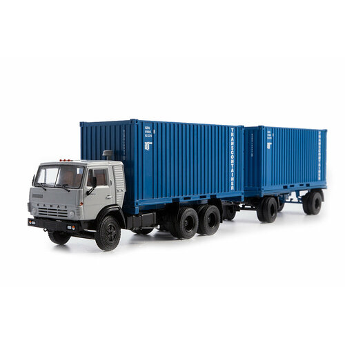Kamaz / КАМАЗ-53212 контейнеровоз с прицепом ГКБ-8350 new 1 43 kamaz 65117 ussr truck onboard diecast model by eac lautohistory for collection