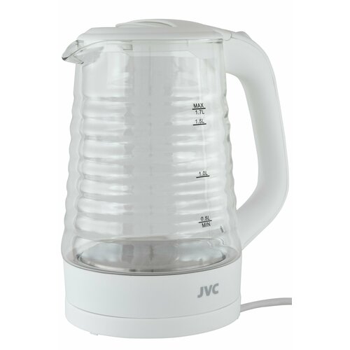 Чайник электрический стеклянный JVC 17 л LED подсветка фильтр от накипи стильный корпус 2200 Вт 169000₽
