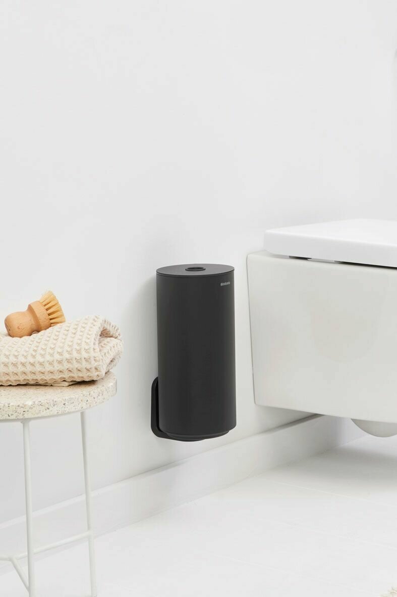 Держатель для туалетной бумаги Brabantia MindSet чёрный - фото №4