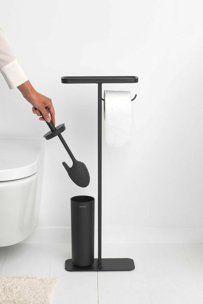 Набор для туалетной комнаты Brabantia MindSet графитовый - фото №6