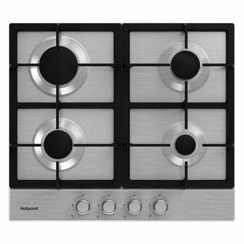 Газовая варочная панель HOTPOINT HGMT 641 IX независимая нержавеющая сталь 3346000₽