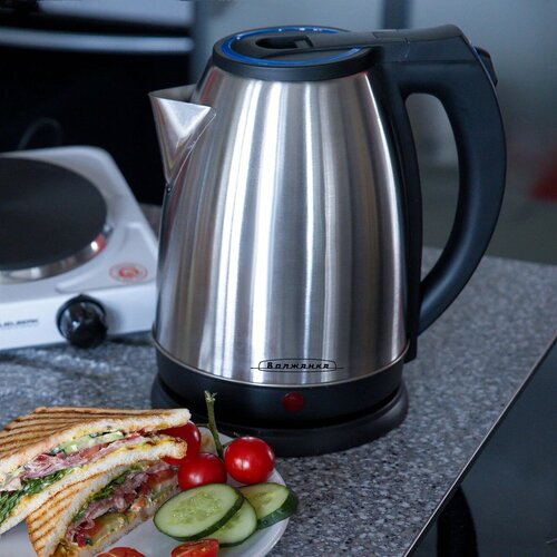 Чайник электрический 18Л 1500ВТ диск свет индикатор нерж сталь волжанка 194000₽