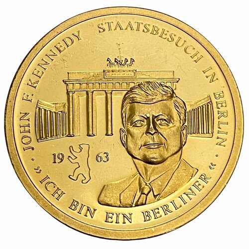 Германия, медаль Джон Кеннеди. Государственный визит в Берлин 1963 г.