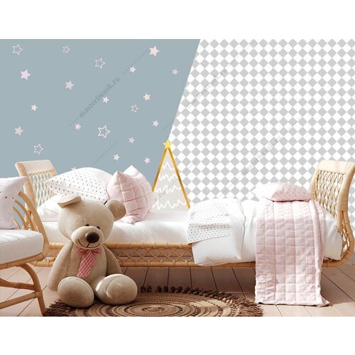 Фотообои Елочка абстрактная 275x464 (ВхШ), бесшовные, флизелиновые, MasterFresok арт 14-542