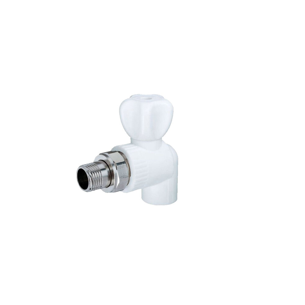 кран шаровой для радиатора угловой d 20х1/2" ростерм 100013566 - фото №4
