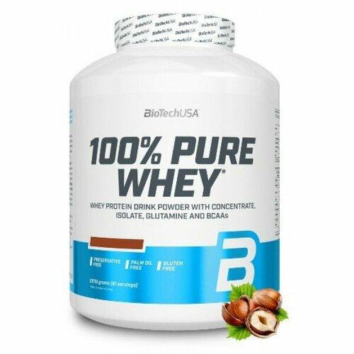 100 Pure WHEY Biotech 2270 gr, 81 порции(й), фундук