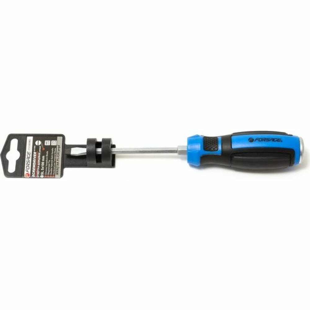 фото Силовая магнитная шлицевая отвертка Forsage 25943 F-7131006MS