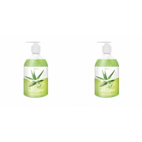 GRASS, Жидкое крем мыло, Milana, Алоэ Вера, 500мл, 2 шт