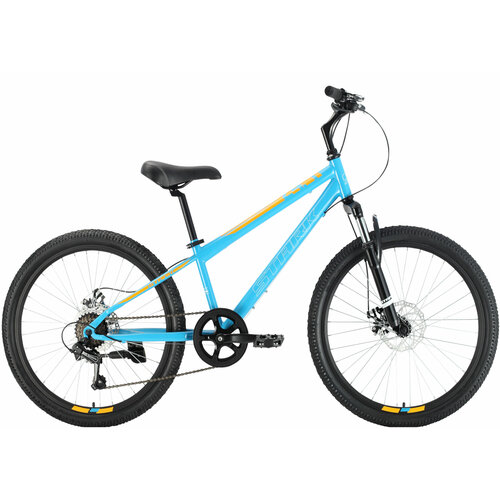 Велосипед STARK Respect 241 D Steel-23г 12 голубой-желтый-белый 2199000₽