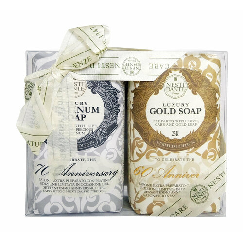 Набор мыла Nesti Dante Anniversary Platinum Gold Soap Set /500 мл/гр.