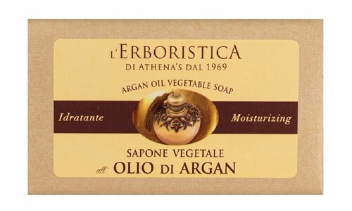 LERBORISTICA Мыло ATHENA’S твердое растительное с маслом Арган, 100 г