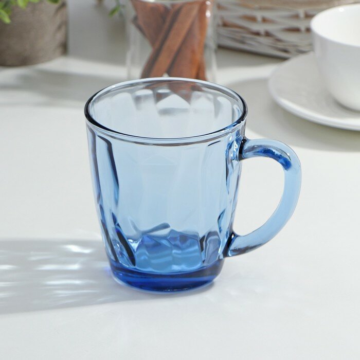 фото Ca del vetro Кружка Fancy Diamond, 350 мл, стеклянная