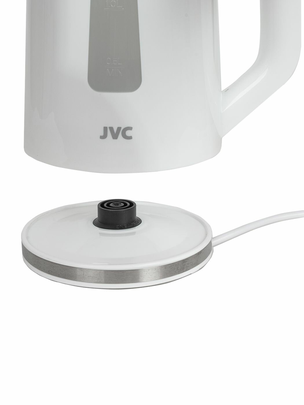 Чайник электрический JVC 1,7 л, автооткрывание крышки, съемный фильтр от накипи, 2200 Вт - фотография № 3