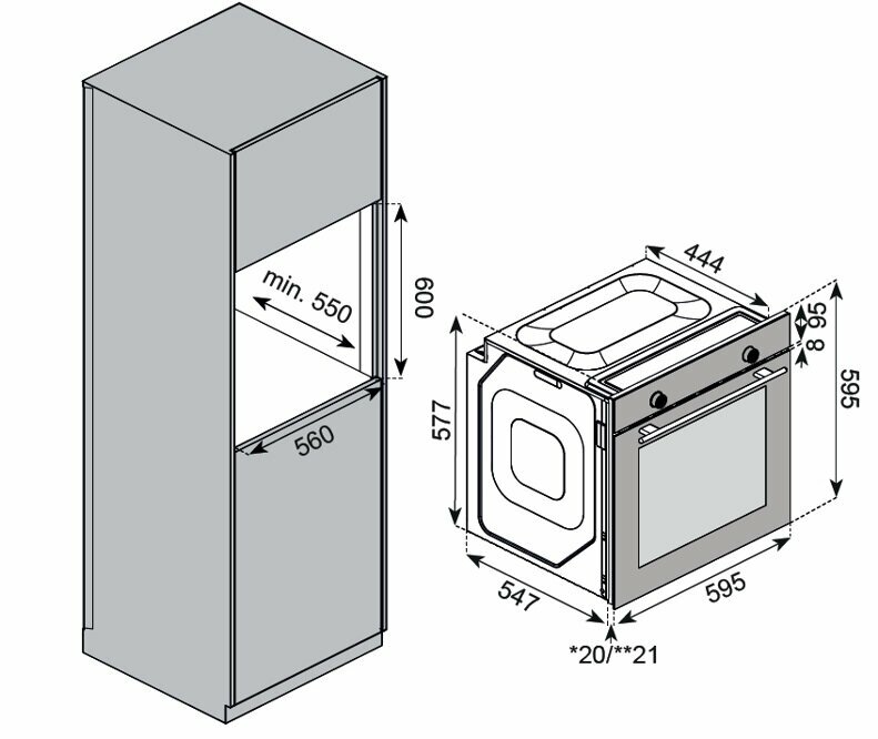 Электрический духовой шкаф Kuppersberg HF 610 GR - фотография № 5