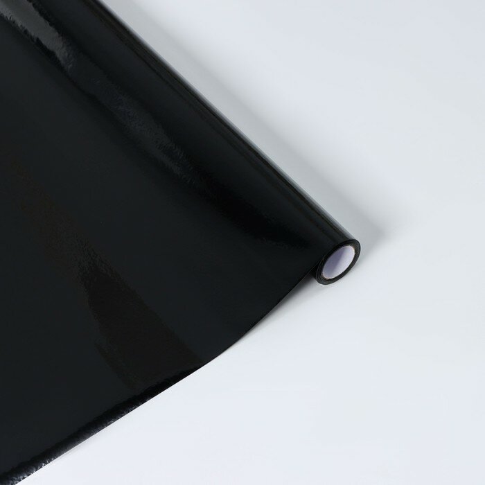 Витражная пленка «Затмение», 45×200 см, цвет чёрный