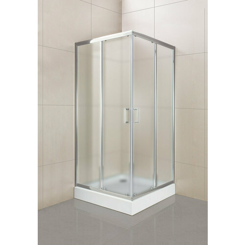 Душевой уголок BelBagno UNO-195-A-2-95-P-Cr душевой уголок belbagno uno uno 195 a 2 95 p cr 95х95x195 см стекло матовое профиль хром