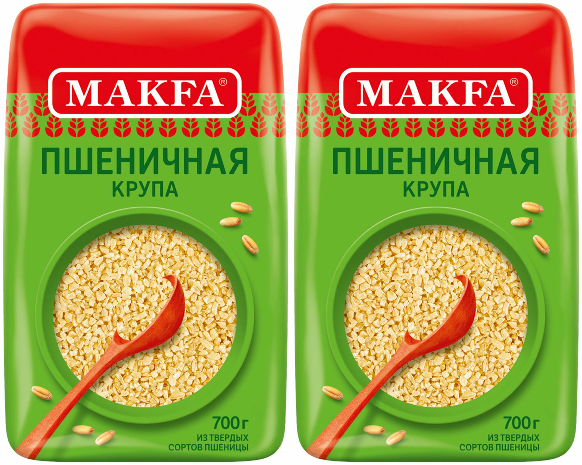 Макфа Крупа пшеничная Артек, 700 г, 2 уп