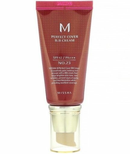 MISSSHA тональный BB крем М Perfect Cover SPF42  тон 23 natural beige  50 мл