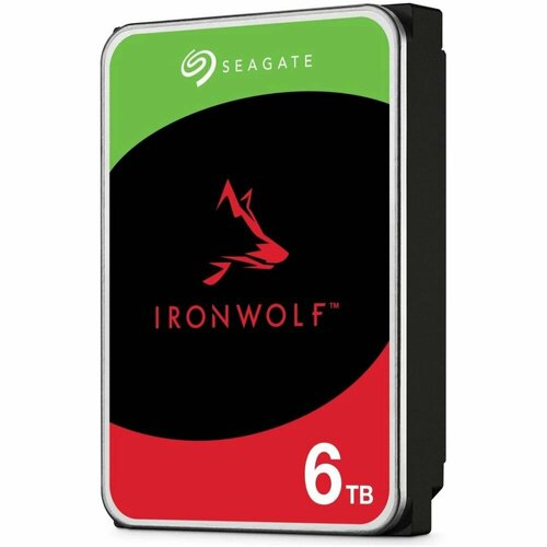 Жесткий диск Seagate IronWolf SATA-III 6TB (ST6000VN006) жесткий диск seagate original sata iii 6tb st6000ne000 nas ironwolf pro st6000ne000