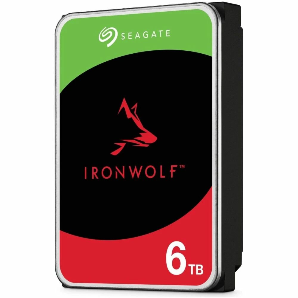 6TB Seagate Ironwolf (ST6000VN006) {SATA 6.0Gb/s, 5400 rpm, 256mb buffer, 3.5, для NAS}