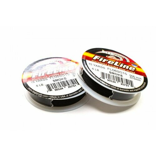 фото Нить fireline 6lb, цвет smoke grey, толщина 0,006" (0,15мм), длина 15yd, 1024-023, 1 катушка нет бренда