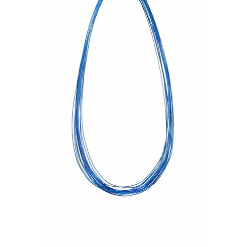 Проволока флористическая №26 (толщина 0,4мм*70см набор 50шт) синяя