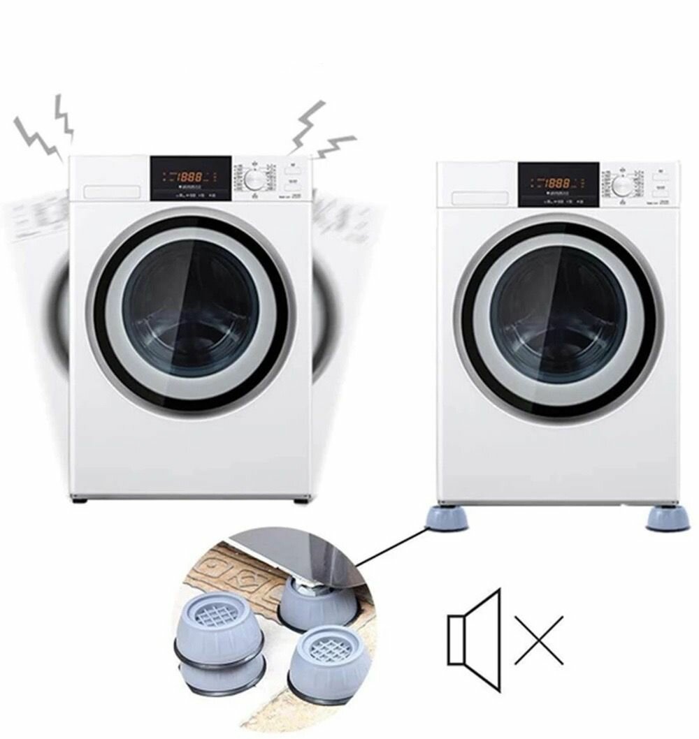 Антивибрационные подставки для стиральной машинки, 4 шт в комплекте, ножки под стиральную машину, холодильник, бытовую технику