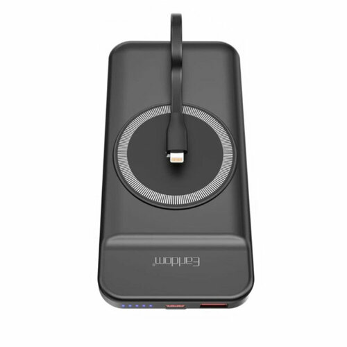 Аккумулятор внешний Earldom ET-PD13 10000mAh QC30 PD30 беспроводная зарядка QI цвет синий 245500₽