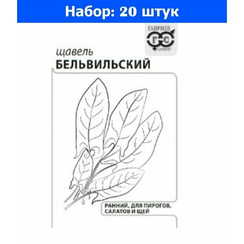 Щавель Бельвильский 0.5г Ранн (Гавриш) б/п 20/800 - 20 пачек семян
