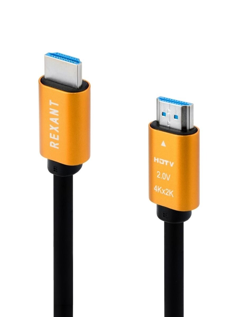 Кабель Rexant HDMI - HDMI 2.0, 1м, Gold REXANT - фото №2