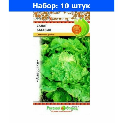 Салат Батавия листовой 1г Ранн (НК) - 10 пачек семян салат парламент листовой 0 5г ср нк 10 пачек семян