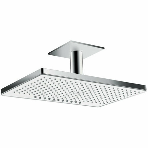 Верхний душ Hansgrohe 24004400 Rainmaker Select 460 Верхний душ, белый/хром верхний душ rainmaker select 460 1jet с потолочным подсоединением 24002600 черный хром