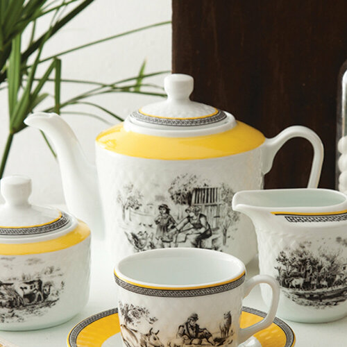 Заварочный чайник 0,9 л Village Zarin белый