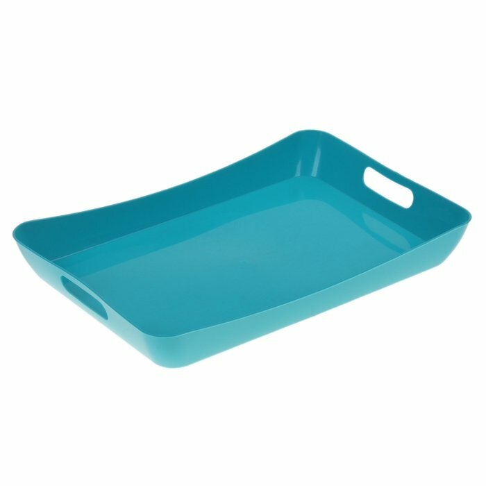 Поднос Funny (бирюза) 42,2х42,2х5,2 см ИК 19837000 (Артикул: 4100014942)