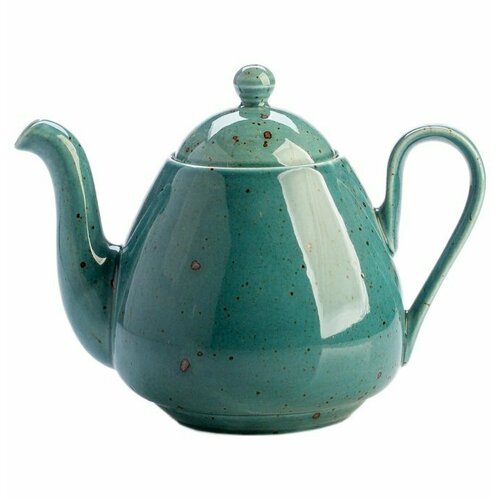 Чайник 1,2 л Виола Кантри, аквамарин 117-Viola 750 tea pot1.