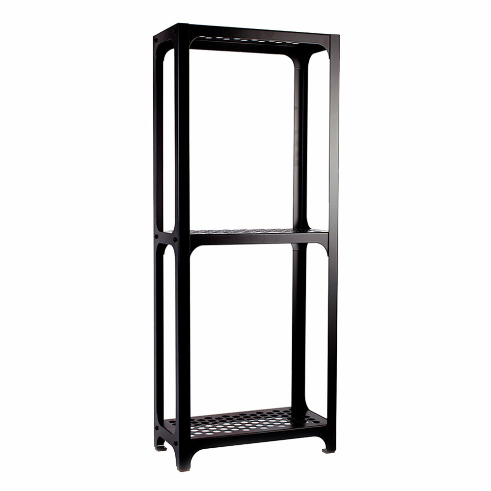 Этажерка для ванной Ulitka 750х300х150 мм металл черная (74104099/27571)